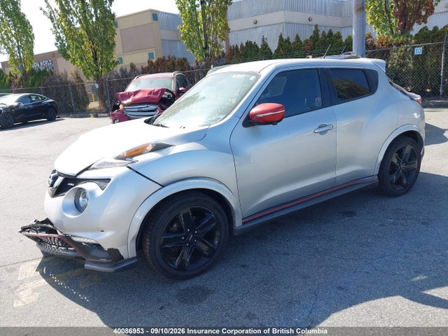 2016 Nissan Juke მანქანა იყიდება აუქციონზე, vin: JN8AF5MV7GT653833, აუქციონის ნომერი: 40086953