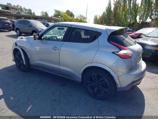 2016 Nissan Juke მანქანა იყიდება აუქციონზე, vin: JN8AF5MV7GT653833, აუქციონის ნომერი: 40086953