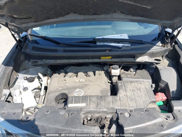 2011 Nissan Murano S/sl/le მანქანა იყიდება აუქციონზე, vin: JN8AZ1MW8BW158976, აუქციონის ნომერი: 40086956