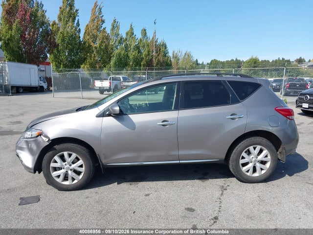 2011 Nissan Murano S/sl/le მანქანა იყიდება აუქციონზე, vin: JN8AZ1MW8BW158976, აუქციონის ნომერი: 40086956
