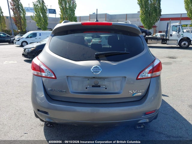 2011 Nissan Murano S/sl/le მანქანა იყიდება აუქციონზე, vin: JN8AZ1MW8BW158976, აუქციონის ნომერი: 40086956