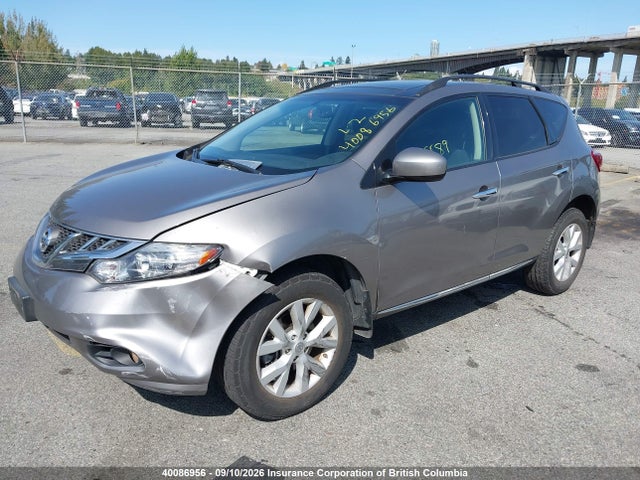 2011 Nissan Murano S/sl/le მანქანა იყიდება აუქციონზე, vin: JN8AZ1MW8BW158976, აუქციონის ნომერი: 40086956