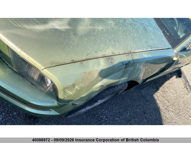 40086972 :رقم المزاد ، 1ZVFT80N855163983 vin ، 2005 Ford Mustang V6 مزاد بيع