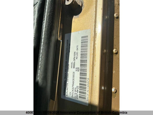 Продаж на аукціоні авто 2008 International 9900 Ix, vin: 2HSCKAPR48C635025, номер лоту: 40087006