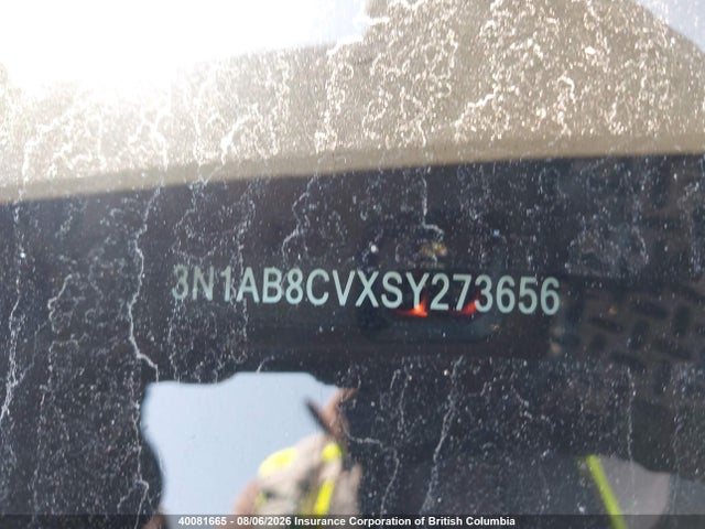 2025 Nissan Sentra Sv მანქანა იყიდება აუქციონზე, vin: 3N1AB8CVXSY273656, აუქციონის ნომერი: 40081665