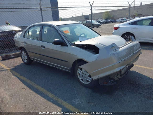 Auction sale of the 2004 Honda Civic Dx Vp, vin: 2HGES16324H917192, lot number: 40078955