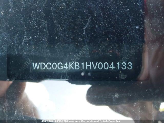 Aukcja sprzedaży 2017 Mercedes-benz Glc 300 4matic, vin: WDC0G4KB1HV004133, numer aukcji: 40087046