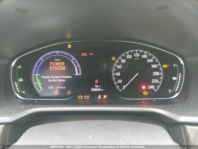 Aukcja sprzedaży 2020 Honda Accord Hybrid Touring, vin: 1HGCV3F99LA800222, numer aukcji: 40087062