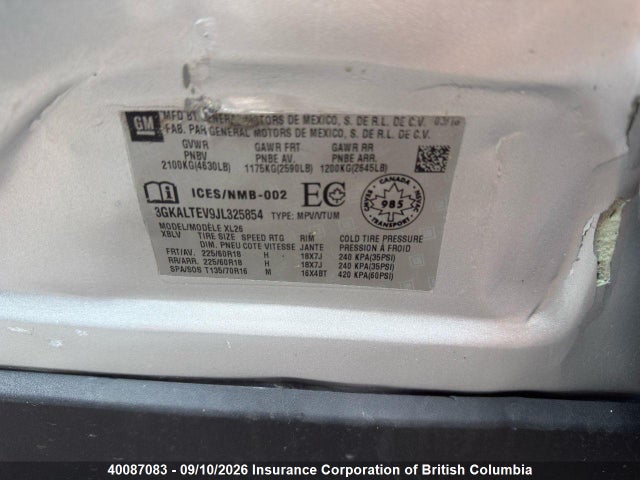 GMC Terrain Sle 2018 3GKALTEV9JL325854 Image 16