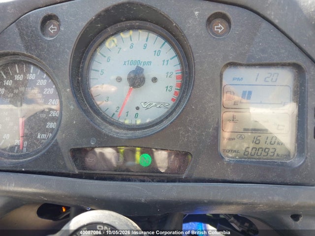 2000 Honda Vfr800 Fi მანქანა იყიდება აუქციონზე, vin: JH2RC4621YM200072, აუქციონის ნომერი: 40087086