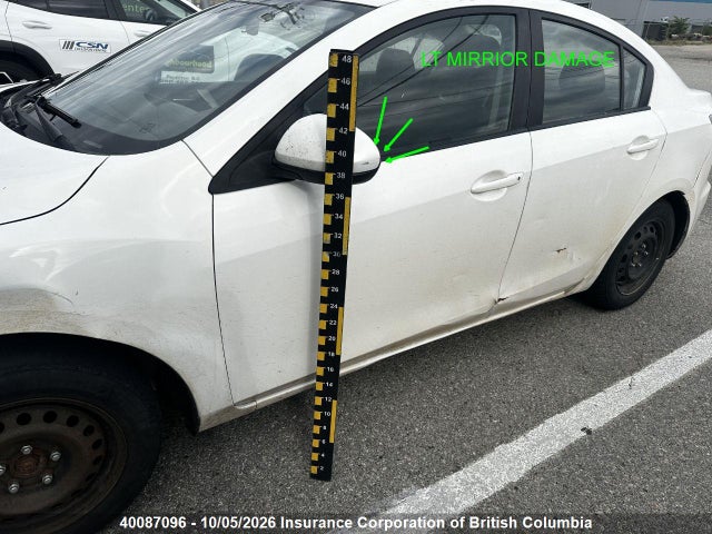 Продаж на аукціоні авто 2012 Mazda 3 I, vin: JM1BL1V7XC1639433, номер лоту: 40087096