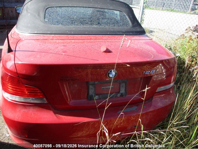 Aukcja sprzedaży 2011 Bmw 128i, vin: WBAUL7C57BVJ78578, numer aukcji: 40087098