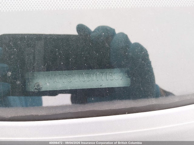 40086472 :رقم المزاد ، 1FAFP34N35W171509 vin ، 2005 Ford Focus Zx4 مزاد بيع