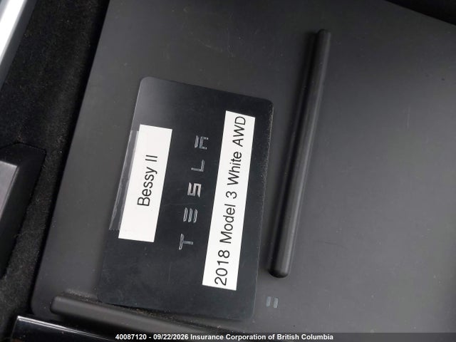 Продаж на аукціоні авто 2018 Tesla Model 3 Long Range/performance, vin: 5YJ3E1EB5JF107952, номер лоту: 40087120