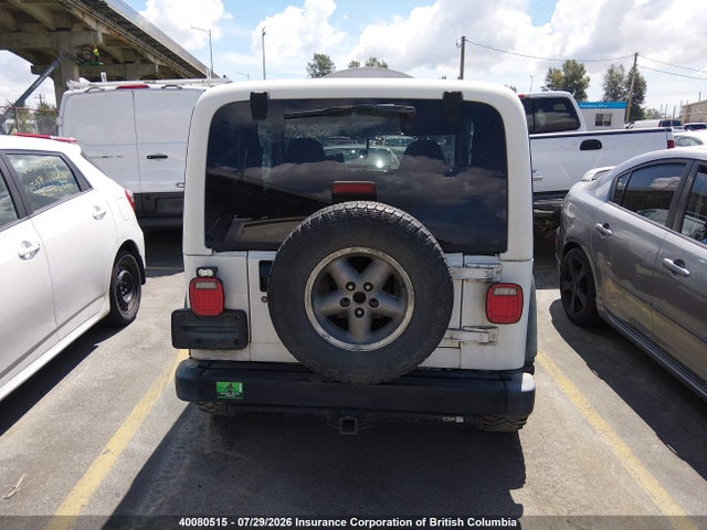 Aukcja sprzedaży 1997 Jeep Wrangler / Tj Sport, vin: 1J4FY19S0VP528448, numer aukcji: 40080515