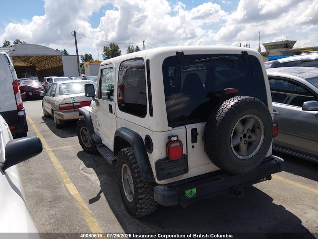 Aukcja sprzedaży 1997 Jeep Wrangler / Tj Sport, vin: 1J4FY19S0VP528448, numer aukcji: 40080515