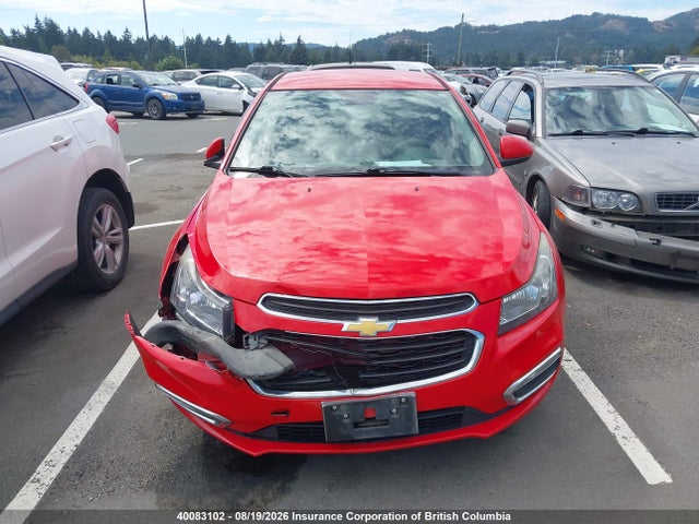 Продажа на аукционе авто 2015 Chevrolet Cruze Lt, vin: 1G1PC5SB1F7169714, номер лота: 40083102