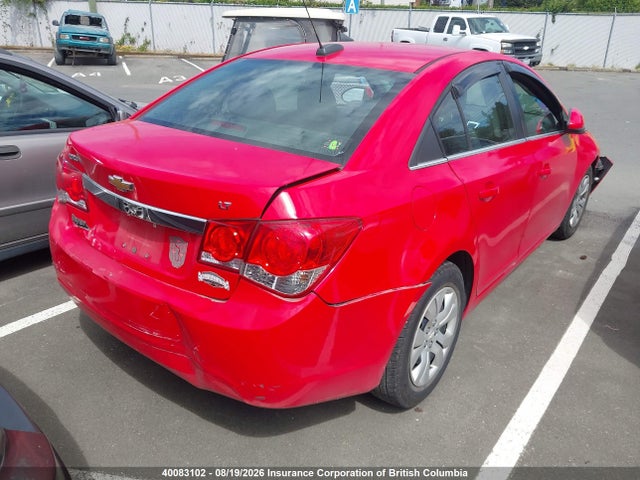 Продажа на аукционе авто 2015 Chevrolet Cruze Lt, vin: 1G1PC5SB1F7169714, номер лота: 40083102