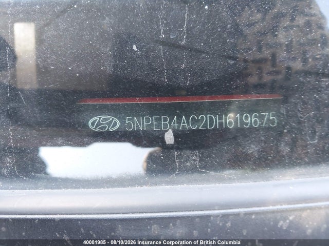 Продажа на аукционе авто 2013 Hyundai Sonata Gls, vin: 5NPEB4AC2DH619675, номер лота: 40081985