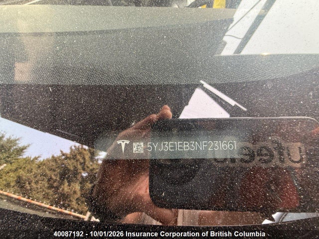 Tesla MODEL 3 2022 5YJ3E1EB3NF231661 Image 9