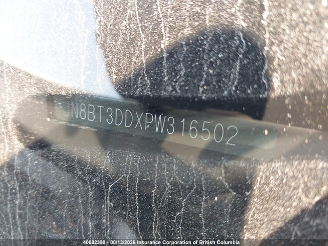 JN8BT3DDXPW316502 Nissan Rogue Platinum