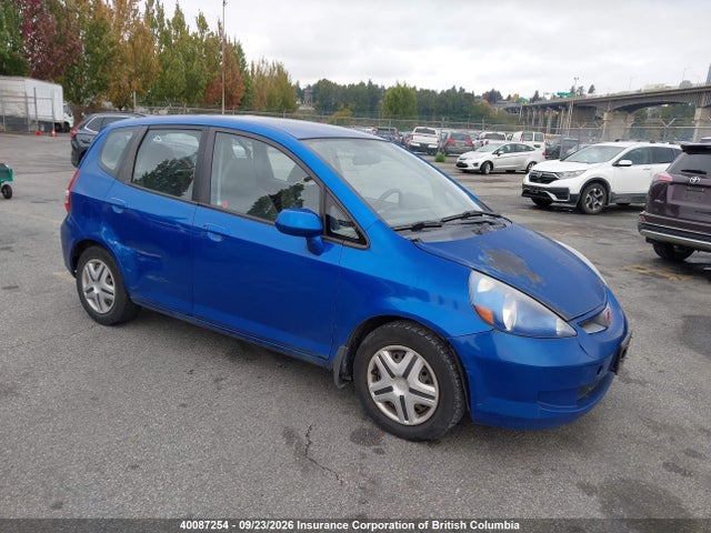2007 Honda Fit მანქანა იყიდება აუქციონზე, vin: JHMGD38457S818493, აუქციონის ნომერი: 40087254