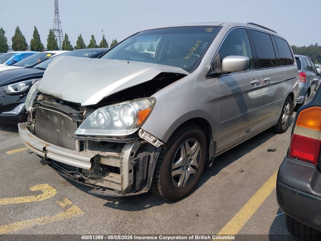 40081269 :رقم المزاد ، 5FNRL38687B502453 vin ، 2007 Honda Odyssey Exl مزاد بيع