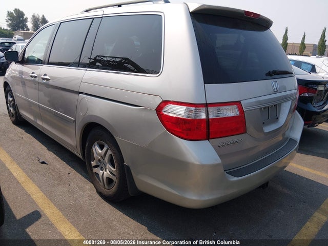 40081269 :رقم المزاد ، 5FNRL38687B502453 vin ، 2007 Honda Odyssey Exl مزاد بيع
