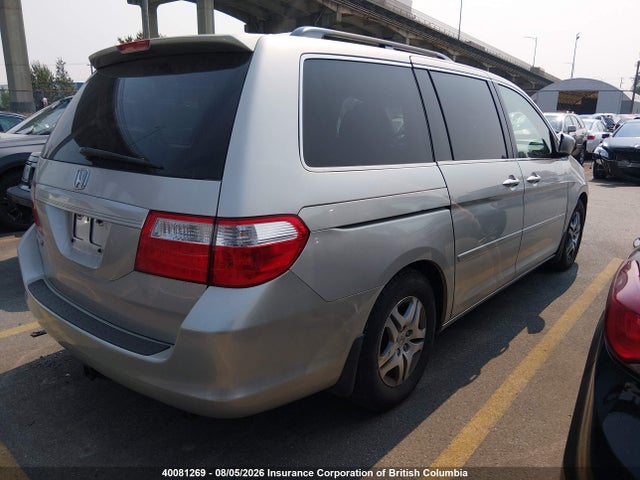 40081269 :رقم المزاد ، 5FNRL38687B502453 vin ، 2007 Honda Odyssey Exl مزاد بيع