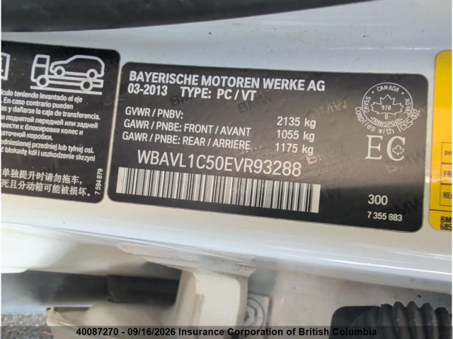 WBAVL1C50EVR93288 BMW M