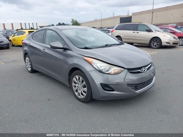 2011 Hyundai Elantra Gl მანქანა იყიდება აუქციონზე, vin: 5NPDH4AE6BH002319, აუქციონის ნომერი: 40087310