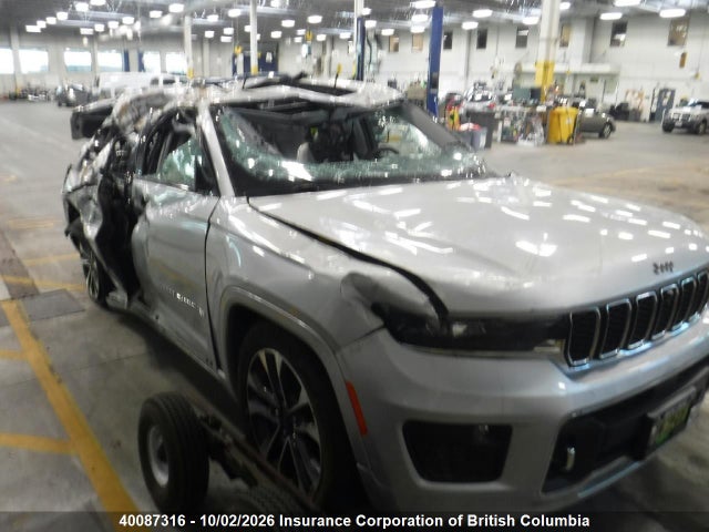 Продажа на аукционе авто 2021 Jeep Grand Cherokee L Overland, vin: 1C4RJKDG7M8152985, номер лота: 40087316