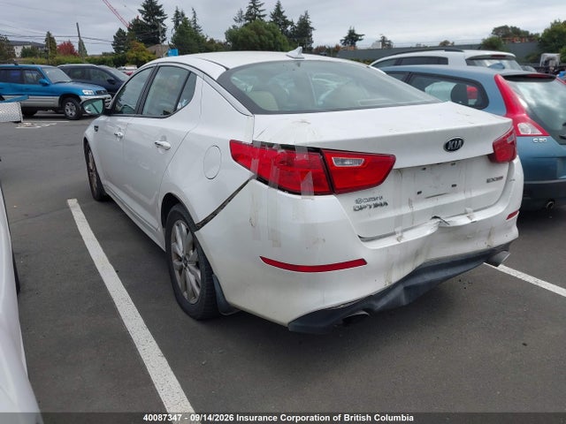 KIA Optima Ex/ex Luxury 2014 KNAGN4A72E5517617 Image 3