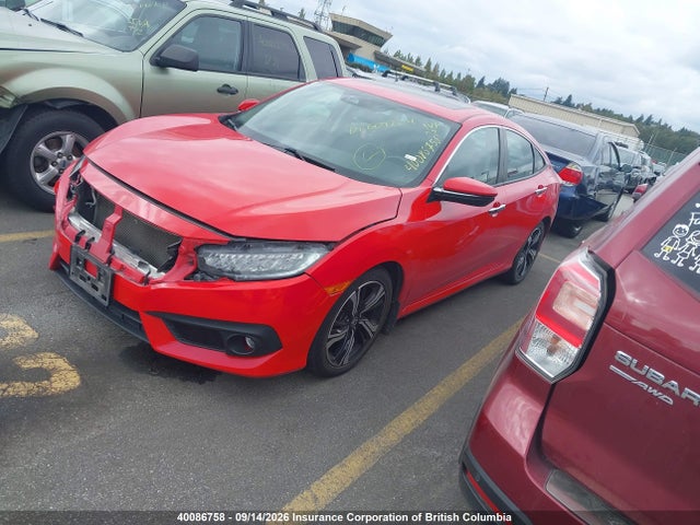 Honda Civic Touring 2018 2HGFC1F99JH100058 Image 2