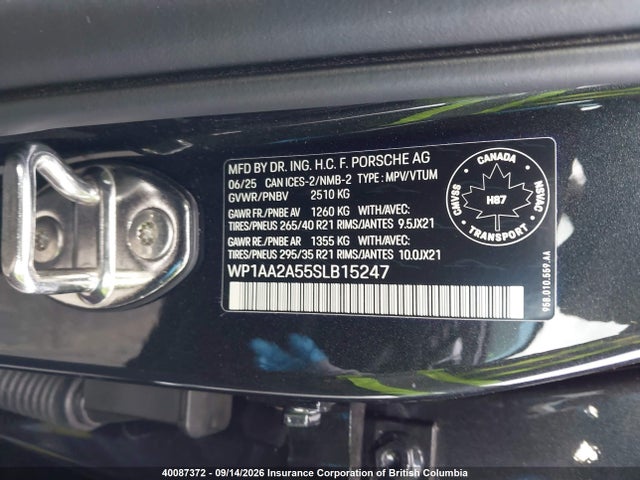 WP1AA2A55SLB15247 Porsche Macan
