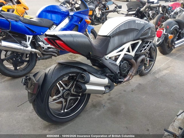 Продаж на аукціоні авто 2013 Ducati Diavel, vin: ZDM13BLW4DB011914, номер лоту: 40083655