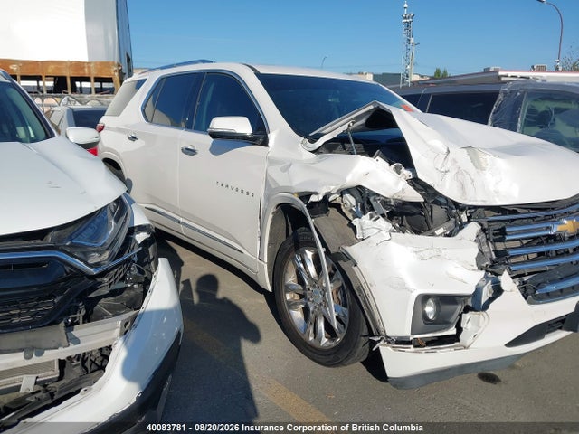 40083781 :رقم المزاد ، 1GNEVKKW3JJ110175 vin ، 2018 Chevrolet Traverse High Country مزاد بيع