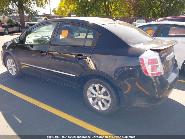 2012 Nissan Sentra 2.0 S მანქანა იყიდება აუქციონზე, vin: 3N1AB6AP0CL608446, აუქციონის ნომერი: 40087409