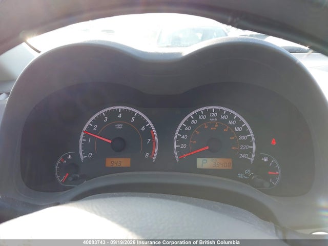 Aukcja sprzedaży 2009 Toyota Corolla S/le/xle, vin: 2T1BU40E39C082373, numer aukcji: 40083743