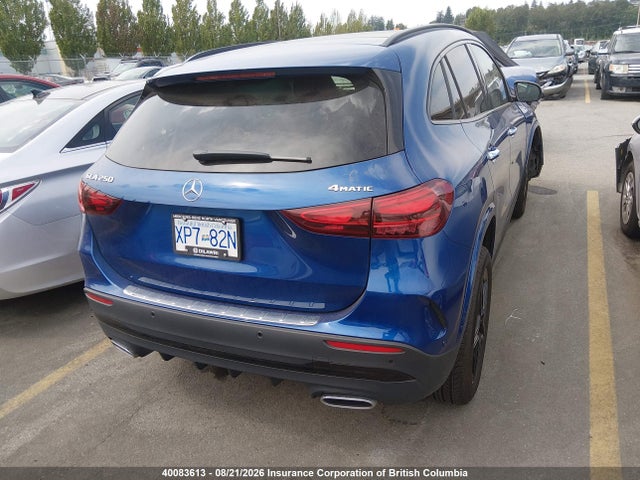 40083613 :رقم المزاد ، W1N4N4HB4SJ649371 vin ، 2025 Mercedes-benz Gla 250 4matic مزاد بيع