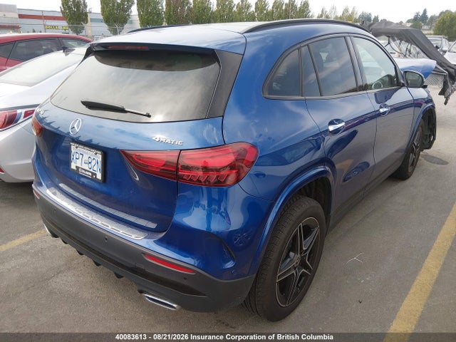 40083613 :رقم المزاد ، W1N4N4HB4SJ649371 vin ، 2025 Mercedes-benz Gla 250 4matic مزاد بيع