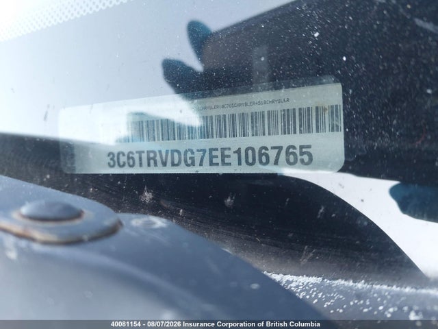 RAM Promaster 2500 2500 High 2014 3C6TRVDG7EE106765 Image 17