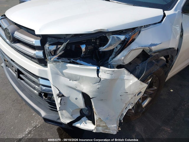 Продажа на аукционе авто 2018 Toyota Highlander Limited/ltd Platinum, vin: 5TDDZRFH7JS819241, номер лота: 40083370