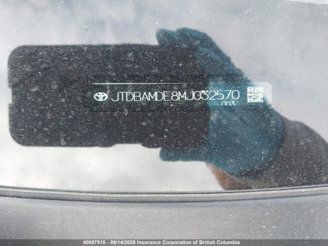 Продаж на аукціоні авто 2021 Toyota Corolla, vin: JTDBAMDE8MJ032570, номер лоту: 40087515