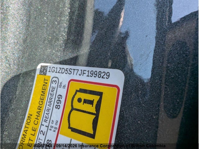 Chevrolet MALIBU LT 2018 1G1ZD5ST7JF199829 Image 11
