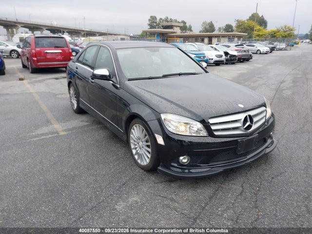 40087550 :رقم المزاد ، WDDGF85X49F242761 vin ، 2009 Mercedes-benz C 230 4matic مزاد بيع