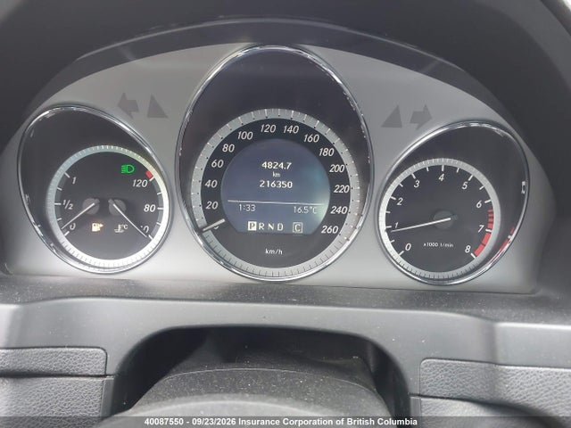Aukcja sprzedaży 2009 Mercedes-benz C 230 4matic, vin: WDDGF85X49F242761, numer aukcji: 40087550