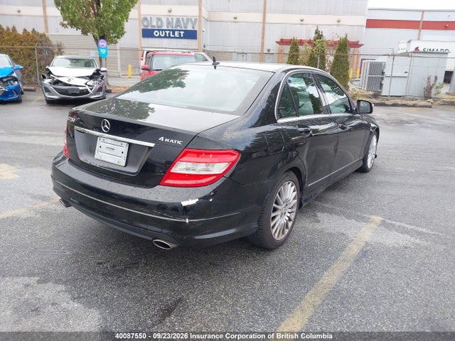 Aukcja sprzedaży 2009 Mercedes-benz C 230 4matic, vin: WDDGF85X49F242761, numer aukcji: 40087550