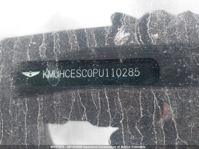 2023 Genesis Gv80 მანქანა იყიდება აუქციონზე, vin: KMUHCESC0PU110285, აუქციონის ნომერი: 40087570