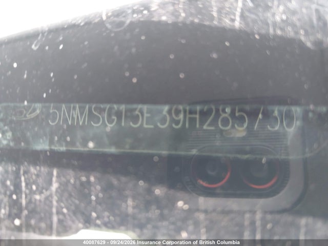 Auction sale of the 2009 Hyundai Santa Fe Gl, vin: 5NMSG13E39H285730, lot number: 40087629
